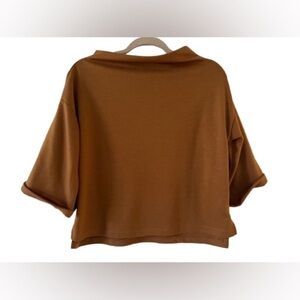 Womens Mock Cowl Neck Top. Size S